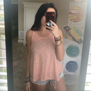 Blush tank top